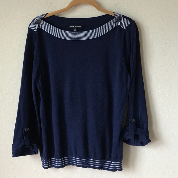 Cable & Gauge Sweaters - 🙀Pick 3 for $10- sweater with accent stripped